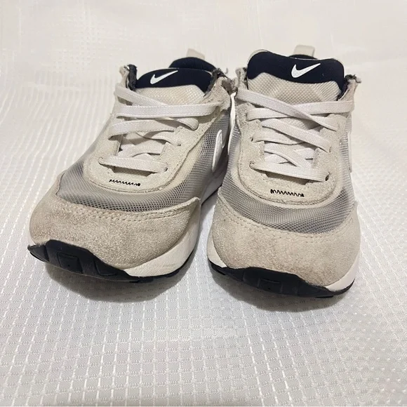 Nike Kids Gray and White Nike Air Max Sneakers - Picture 3 of 6